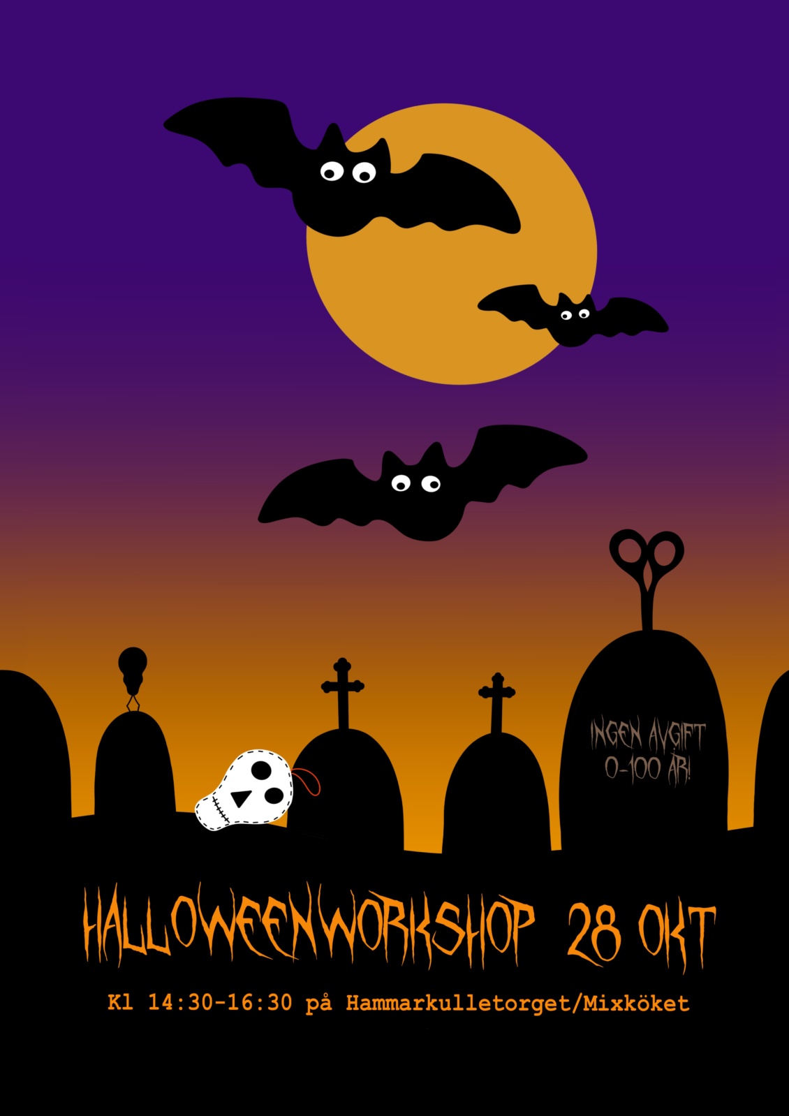 Halloween på Hammarkulletorget