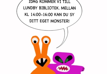 Monster på Lundby bibliotek