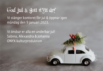 GOD JUL & GOTT NYTT ÅR!