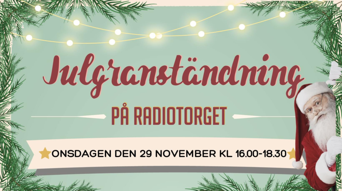 Julgranständning på Radiotorget!