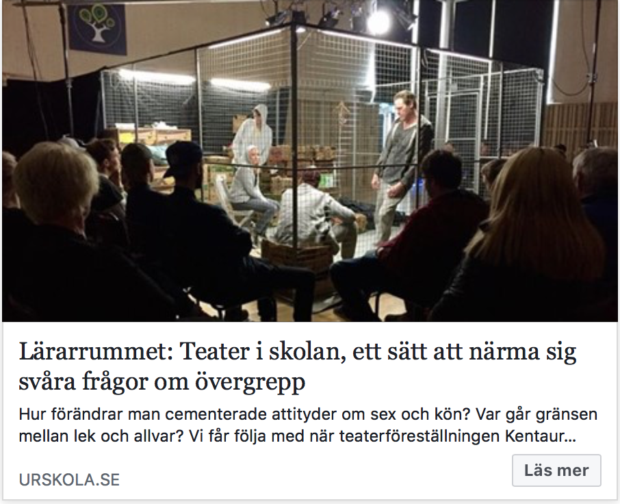 Reportage om Kentaur i UR