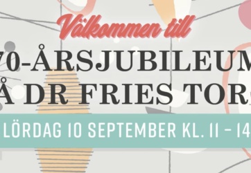 70-årsjubileum på Dr Fries Torg.