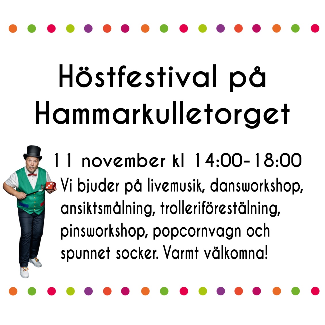 Höstfestival på Hammarkulletorget