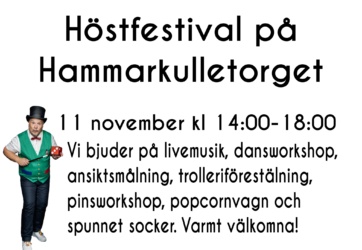 Höstfestival på Hammarkulletorget