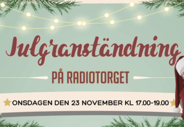 Julgranständning på Radiotorget