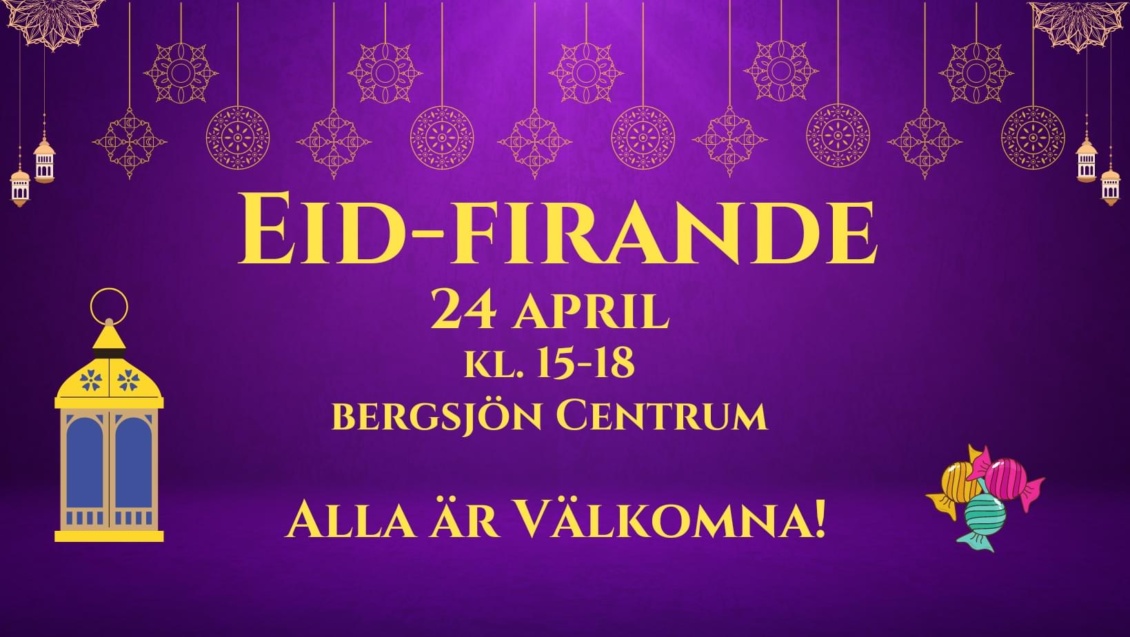 Eid-Firande i Bergsjön Centrum