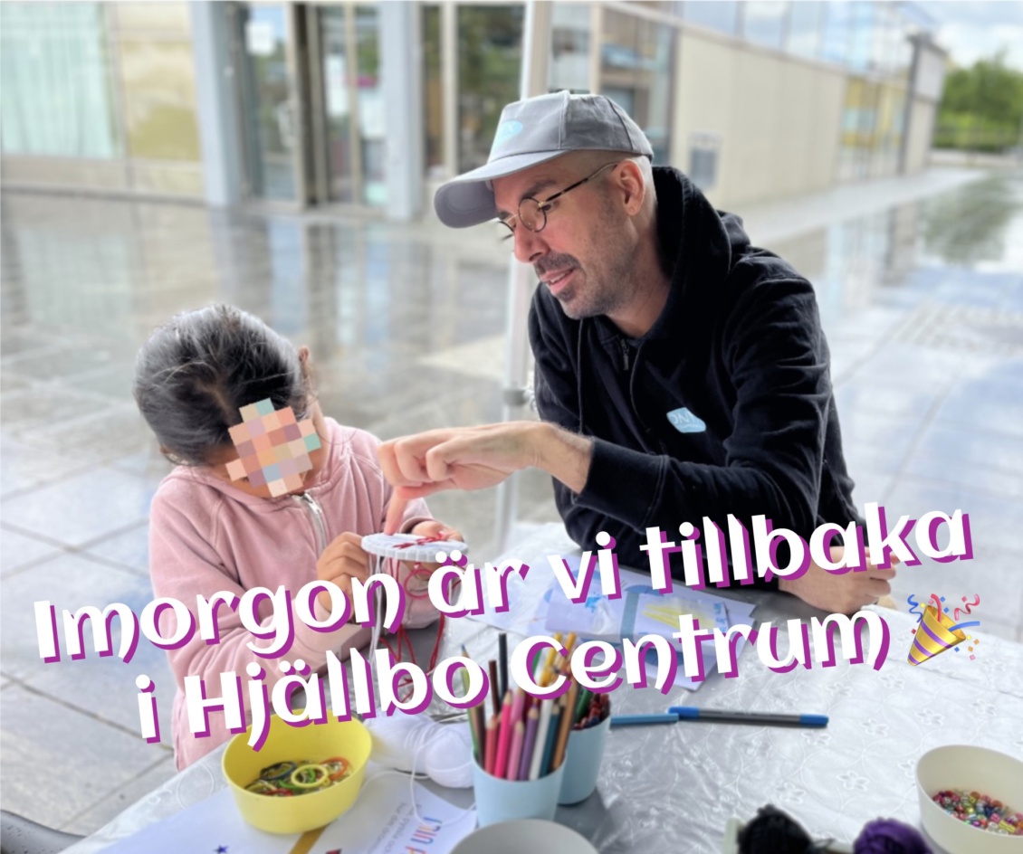 Vi kommer till Hjällbo Centrum