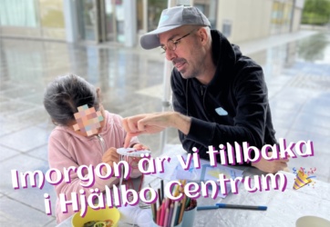 Vi kommer till Hjällbo Centrum