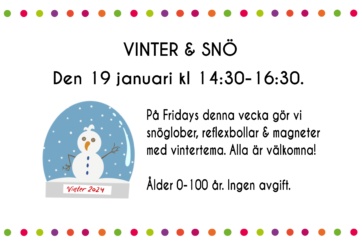 Vinter och snö – inställd.