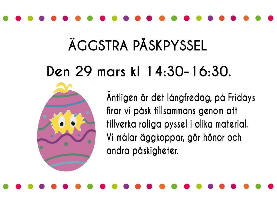 Äggstra påskpyssel