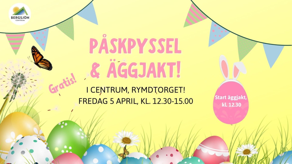 Påskpyssel & äggjakt