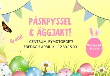 Påskpyssel & äggjakt